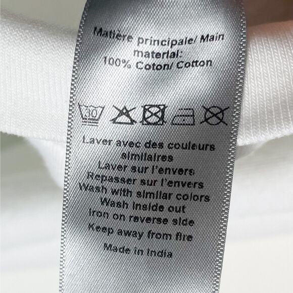 Zadig & Voltaire White Comfy Gradient Love Strass Zip Up Hooded Sweatshirt S - Picture 9 of 9